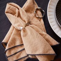 Edith servett 2 st, beige