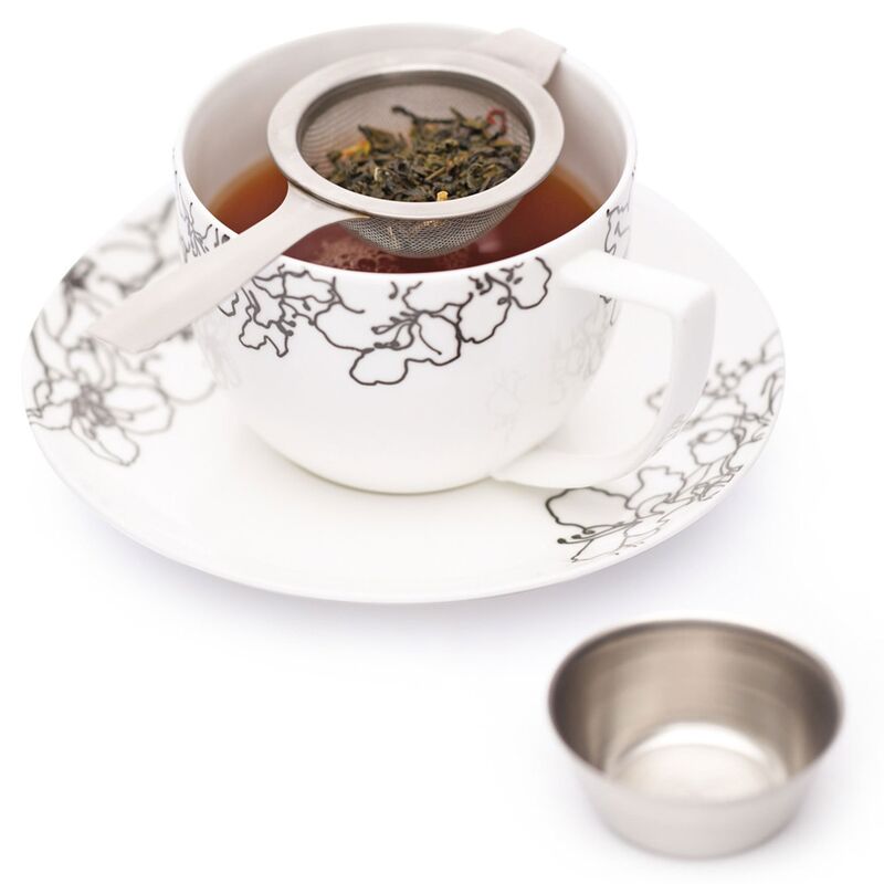 La Cafetière Tesil Med Stativ Rostfritt Stål