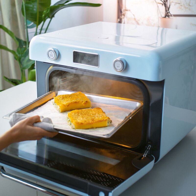 COF01PBEU Fristående ångugn, pastellblå