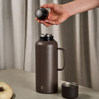 Thermo Plus termoskanna 1,2 liter, chokladgrå