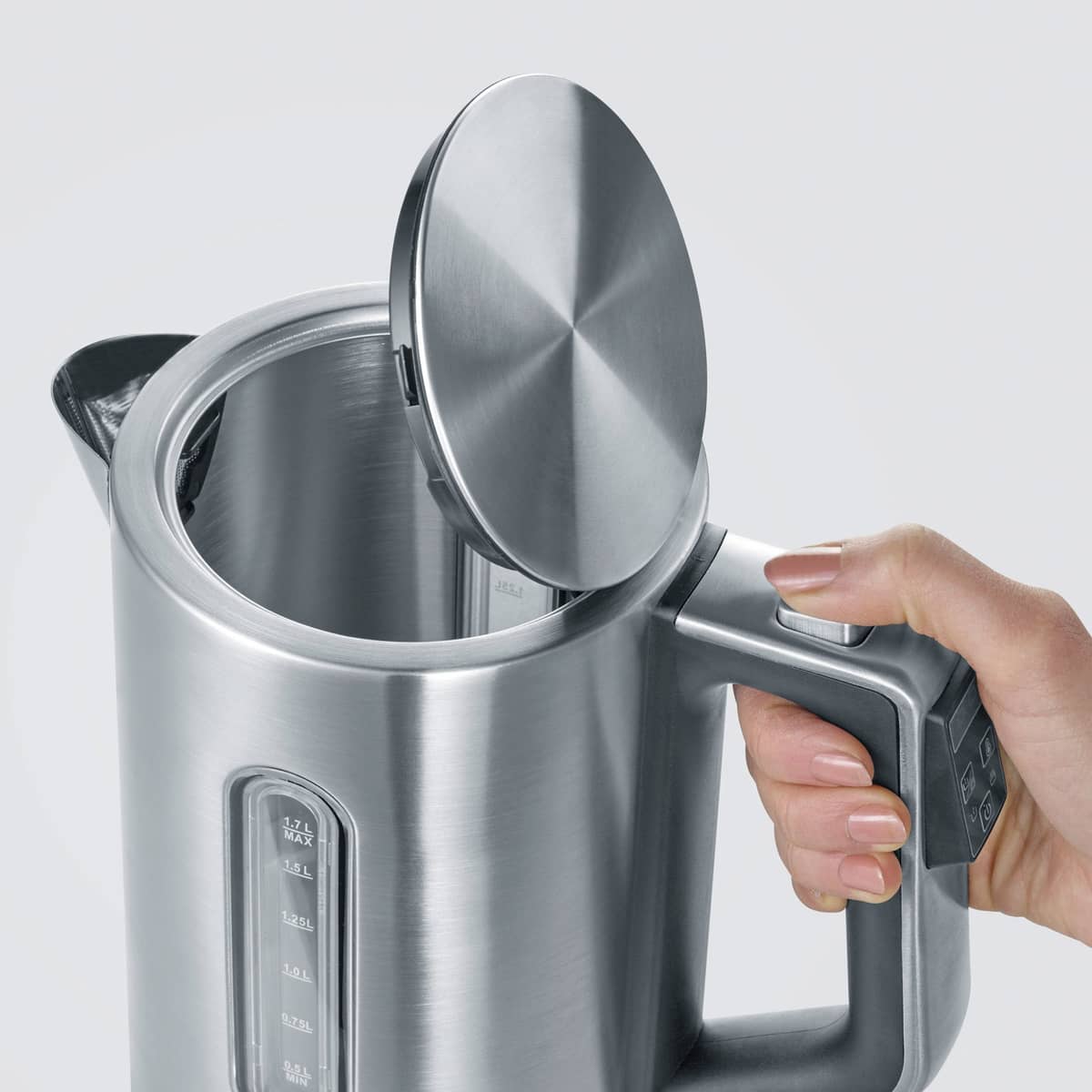 Elkedel 1,7 liter, stål