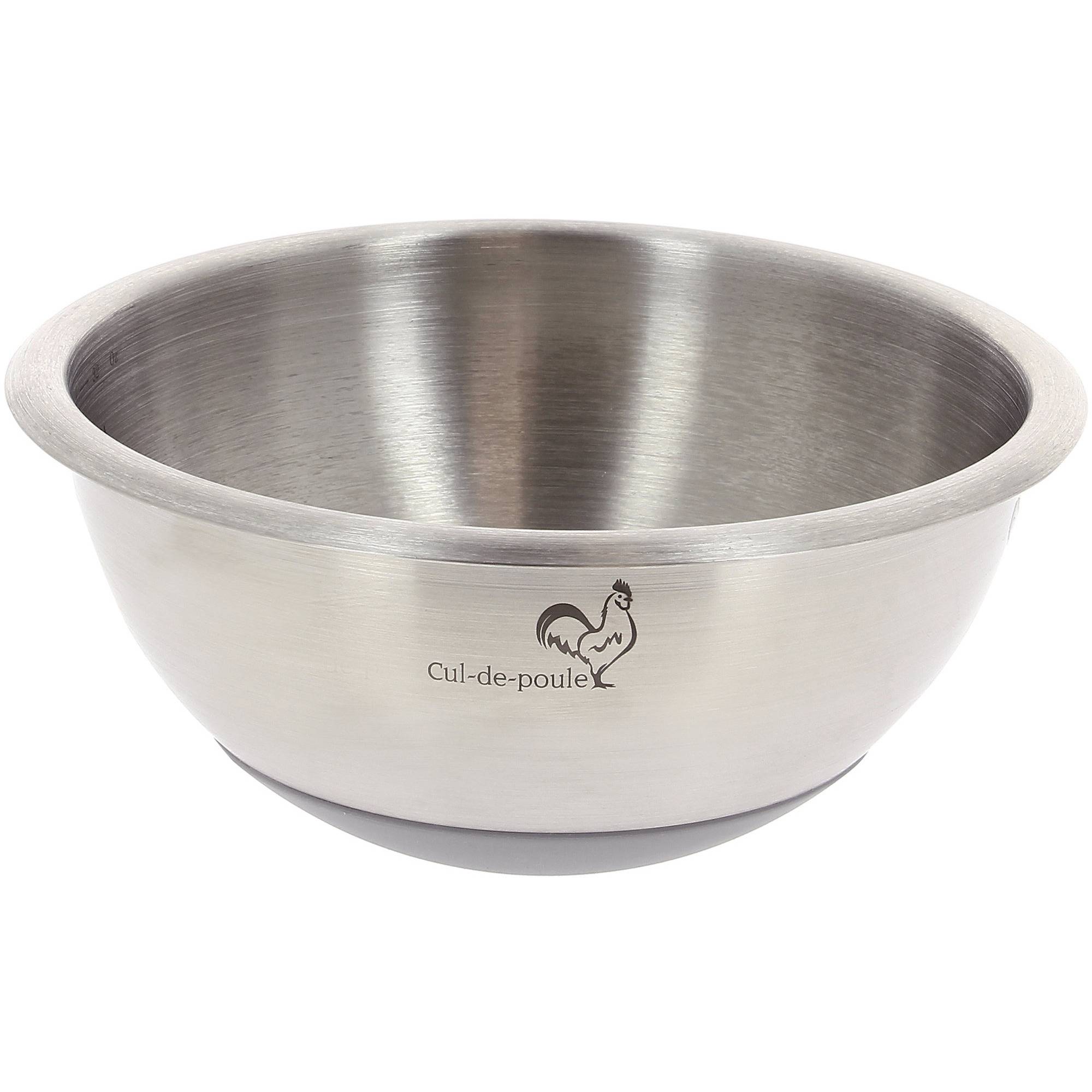 Skål rustfritt stål/silikon 16 cm/1L