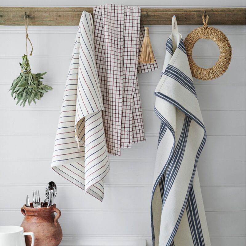 kökshandduk 50x70 cm, blå