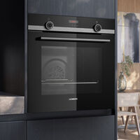 HQ574AER3 erillisuuni höyrytoiminnolla 60 × 60 cm, ruostumaton teräs