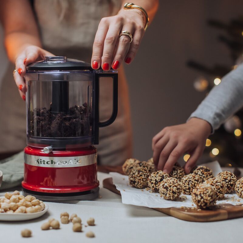 Mini Foodprocessor 5KFC3516EOB rød, 0,83 liter 