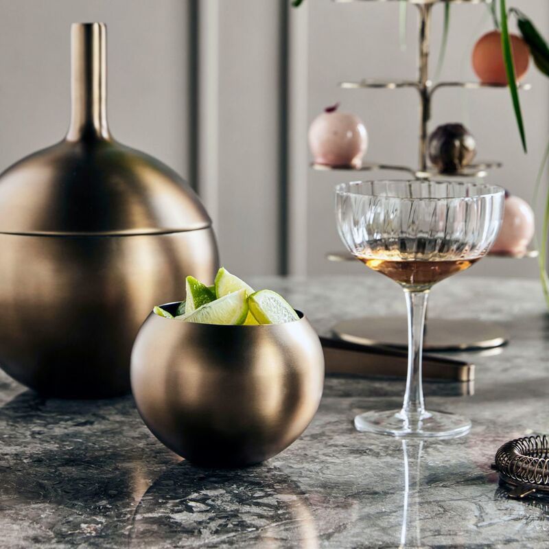 Baar skål, antik messing