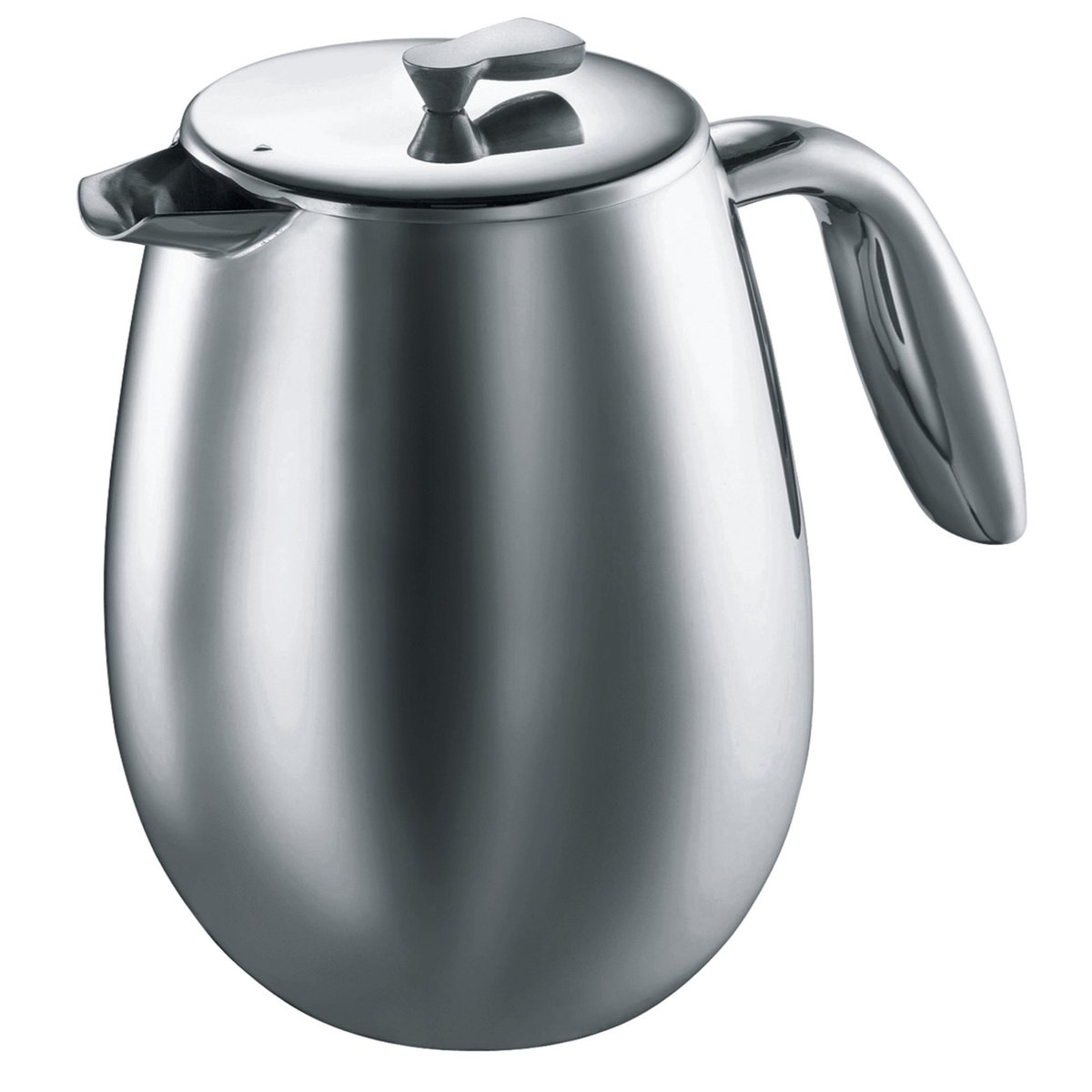 Columbia kaffebrygger, 12 kop, mat krom