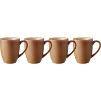 Krus med håndtag 30 cl, wood/sand, 4-pak