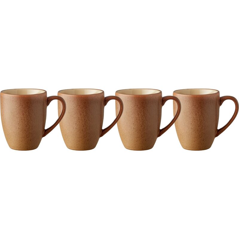 Mugg med handtag 30 cl 4-pack, wood/sand