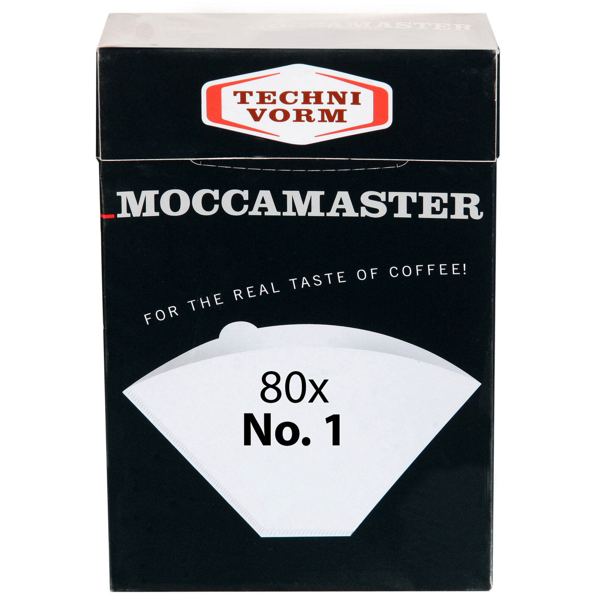 Produktfoto för Moccamaster Kaffefilter storlek 1x1 80 st