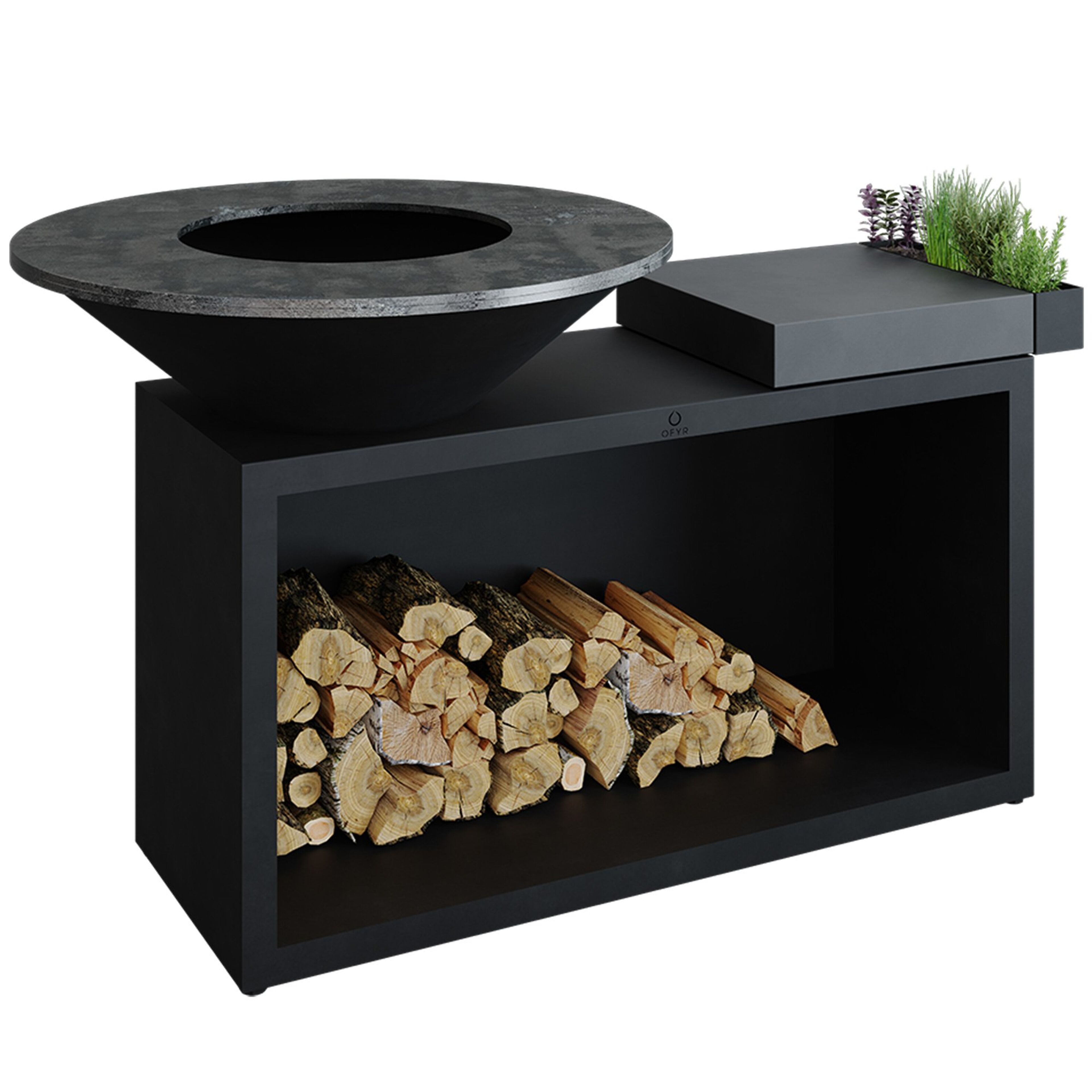 Köksö utomhus svart