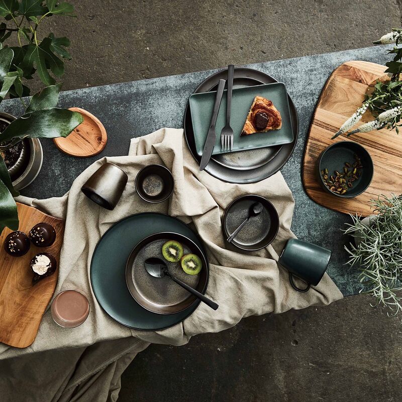 Raw ruokailuvälinesarja 60 osaa musta