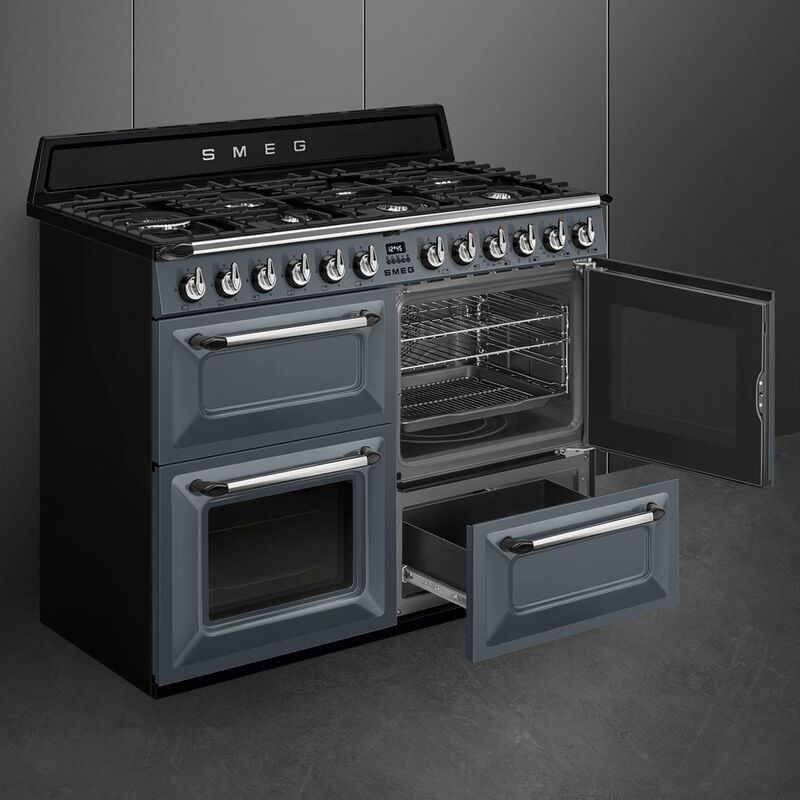 TR4110GR Victoria gasskomfyr 110 cm, grå