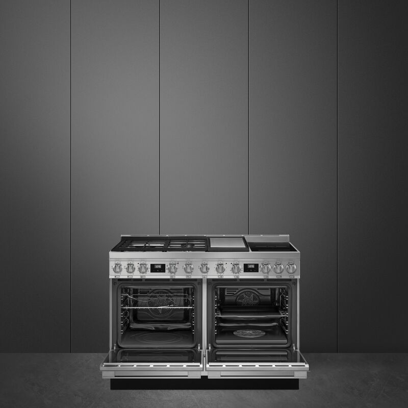 CPF120IGMPX Portofino gas-/induktionsspis, rostfritt stål