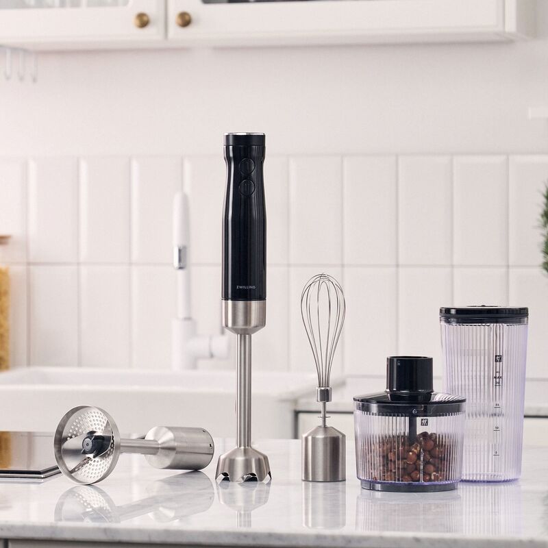 hacktillbehör för stavmixer, svart