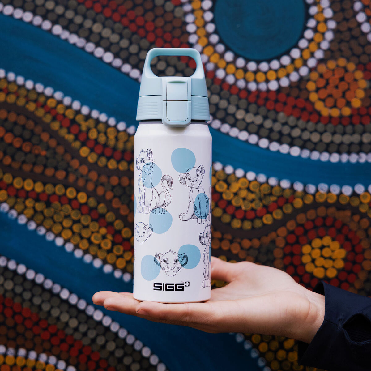 SIGG Disney WMB ONE drikkeflaske 0,6 liter, Simba og Nala