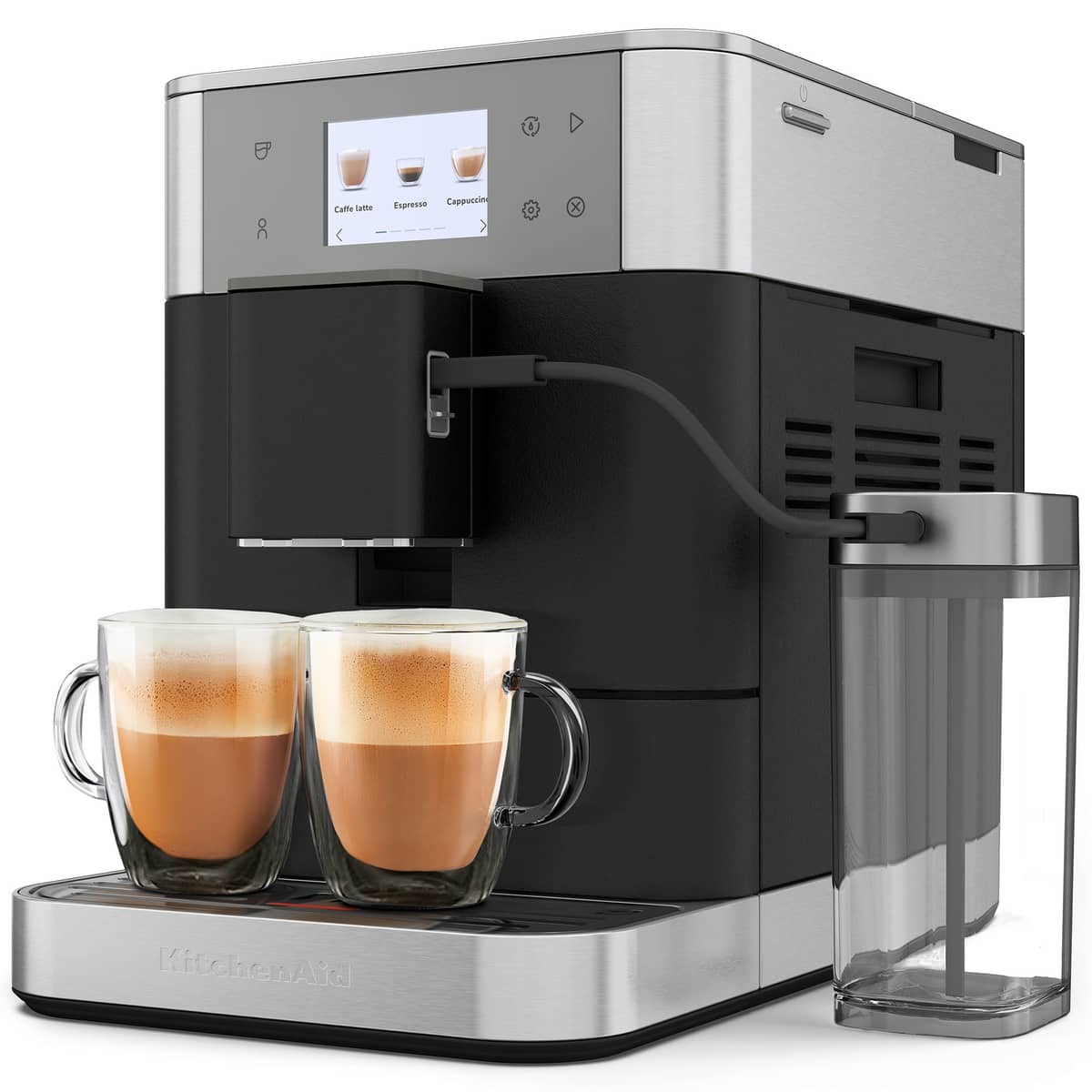 KF7 espressomaskine, cast iron black