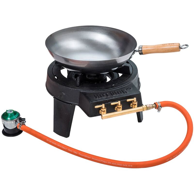 Gasolbrännarset med wokpanna 12 kW