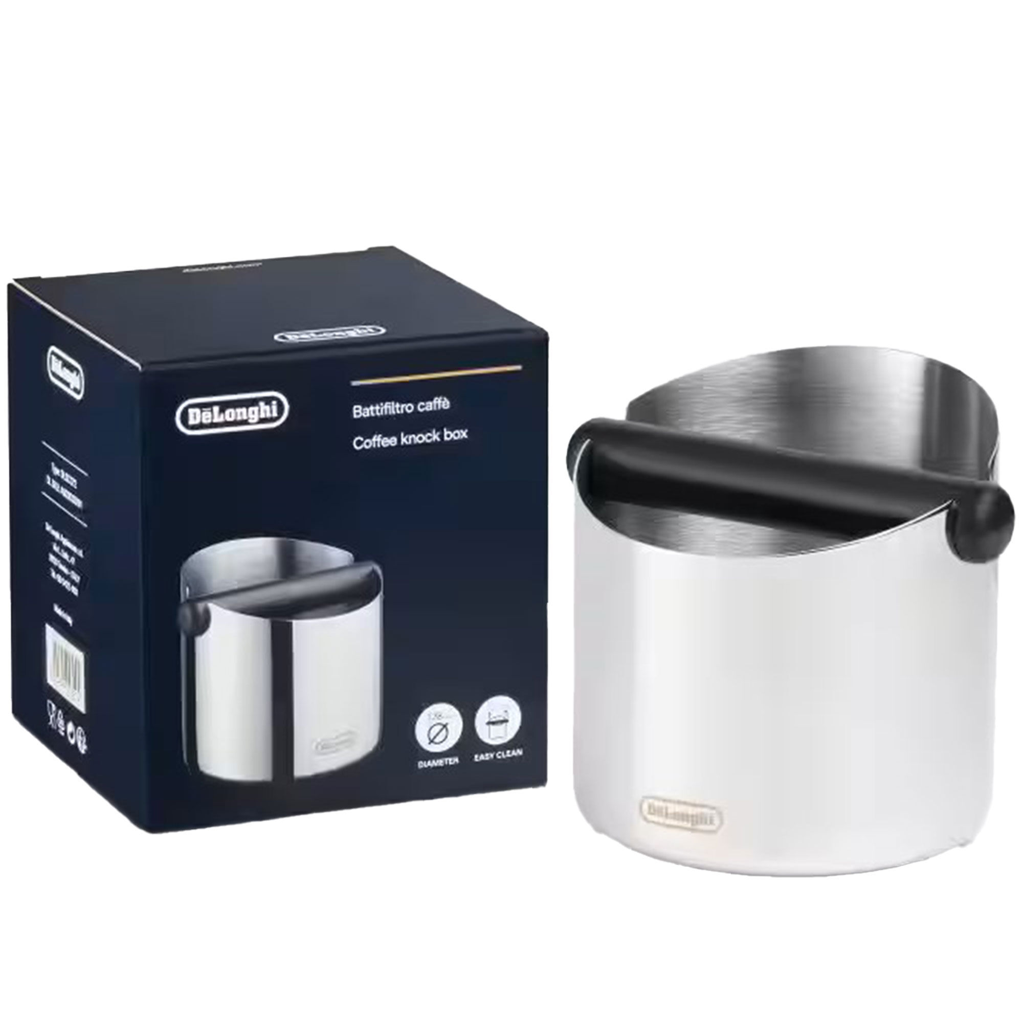 Delonghi De'Longhi Knock Box behållare för kaffesump, rostfritt stål