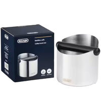 Delonghi Knock Box beholder til kaffegrums, rustfrit stål