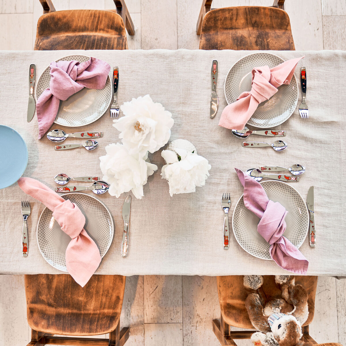 Prinsessan Emilie barnbestick 4 delar, rostfritt stål