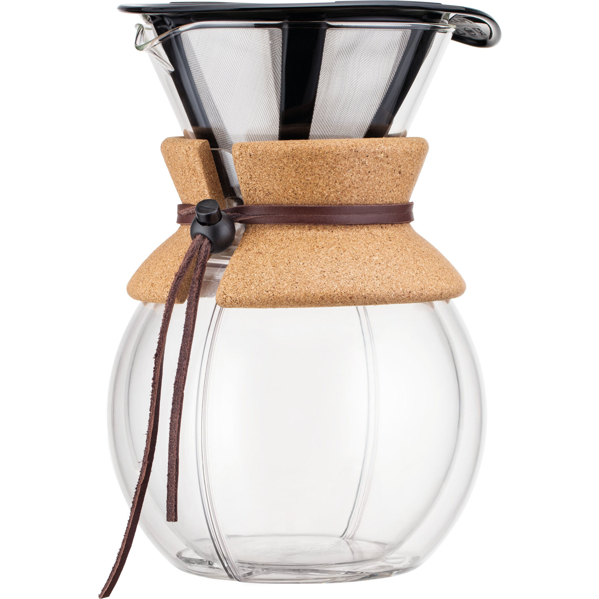 Bodum Pour Over Dubbelvägg Kork med Filter 1 l