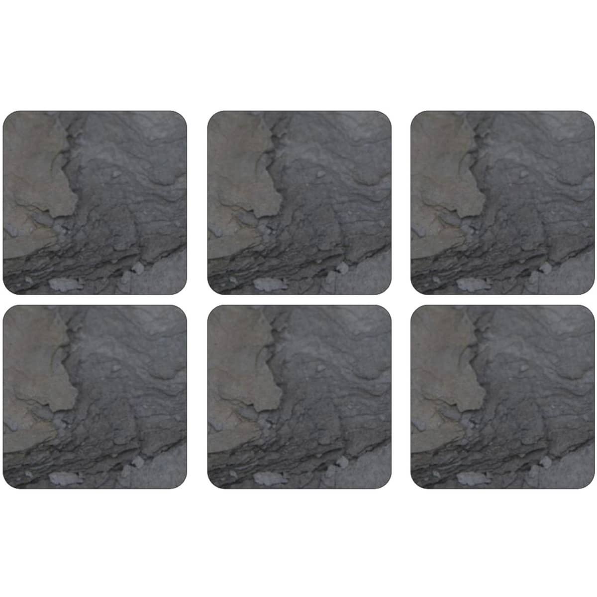 Midnight Slate Glasunderlägg 6-pack