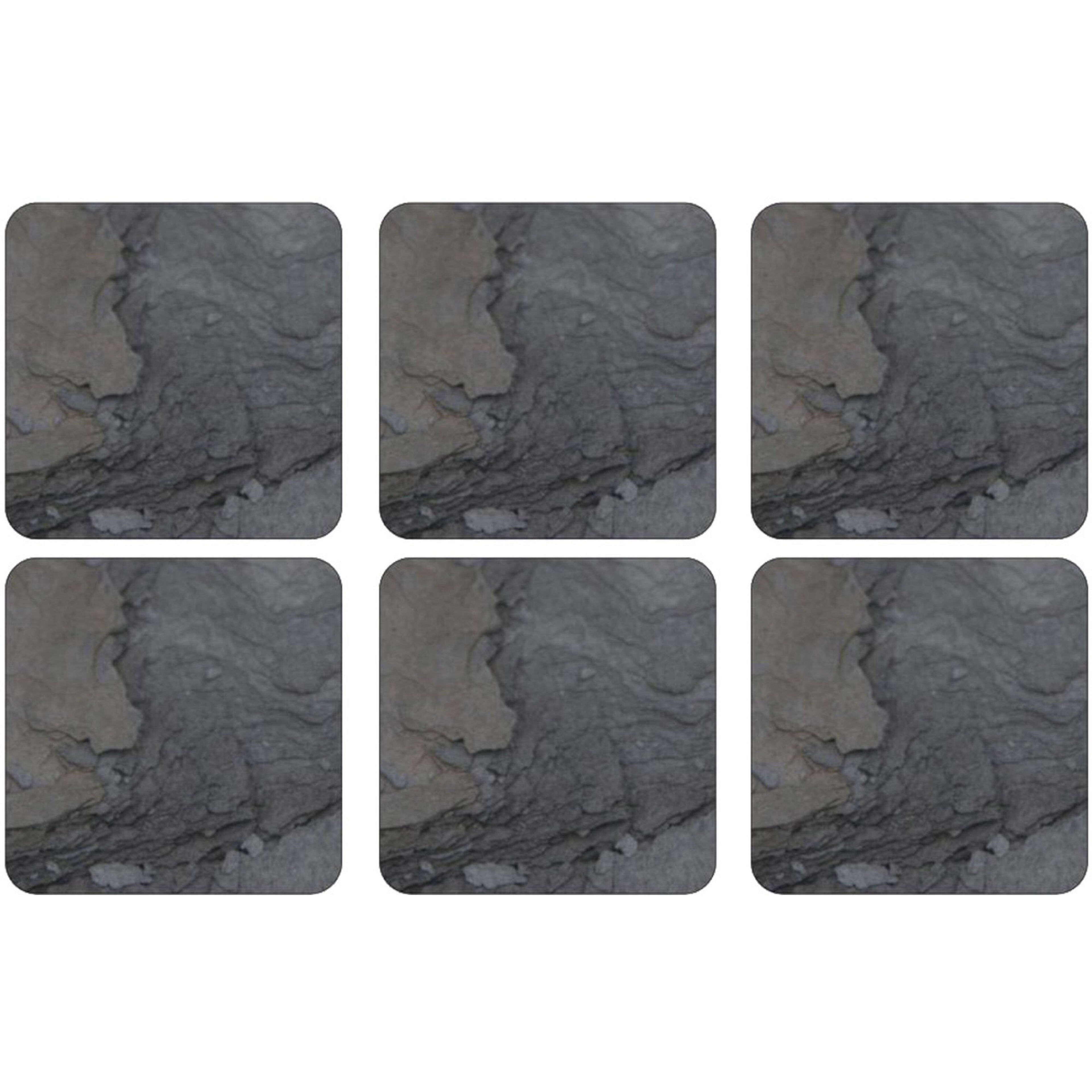 Midnight Slate Glasunderlägg 6-pack