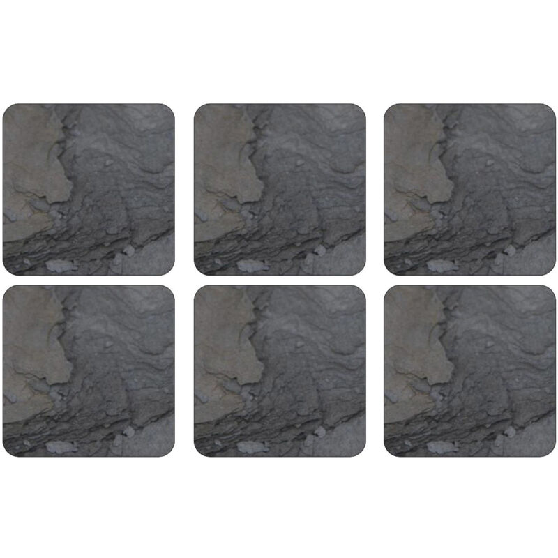 Midnight Slate Glasunderlägg 6-pack