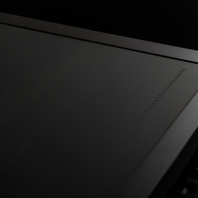 PRO95I1ECAT Professional induktionsspis med singelugn 90 cm, matt svart