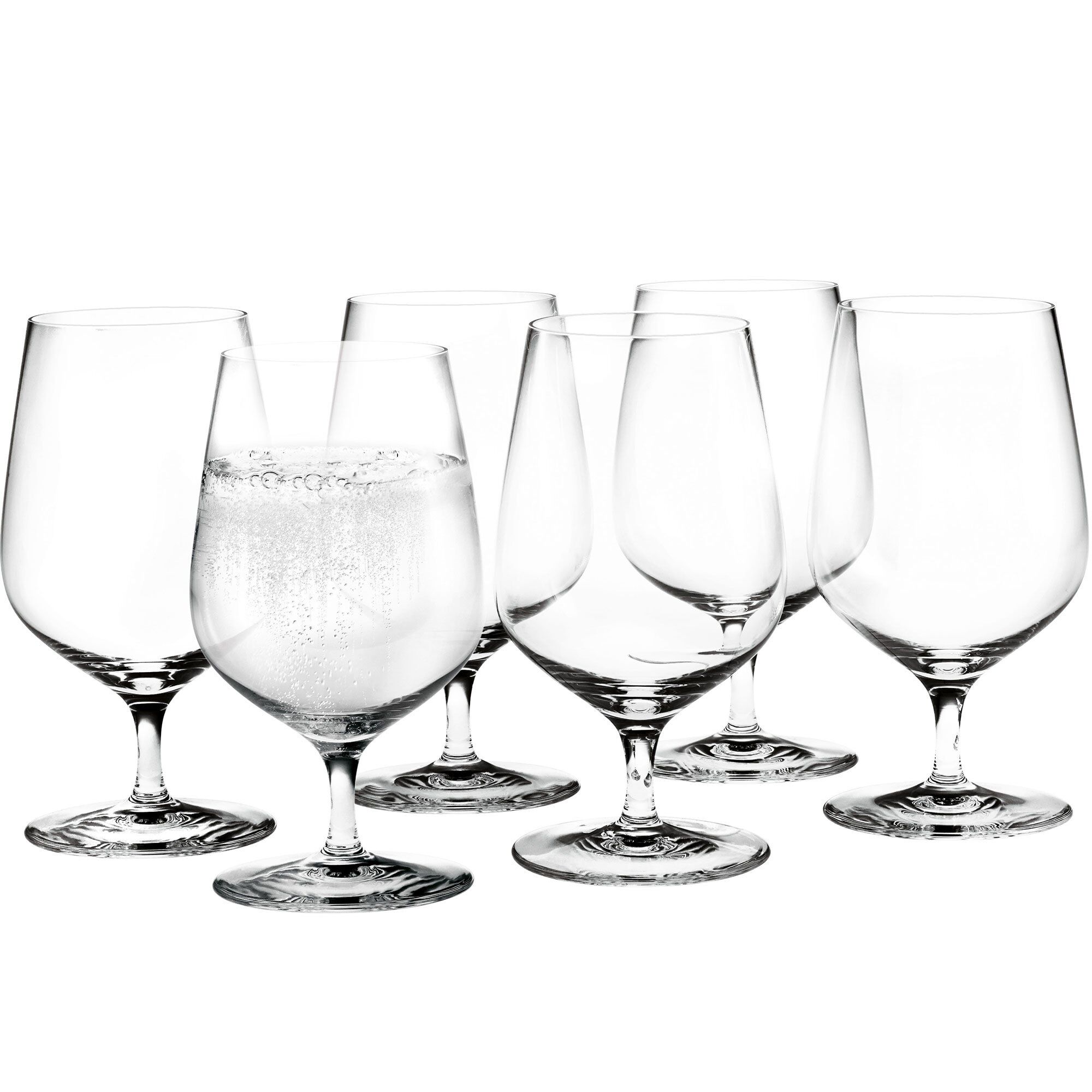 Holmegaard Cabernet vannglass klar 6-pakning 35 cl