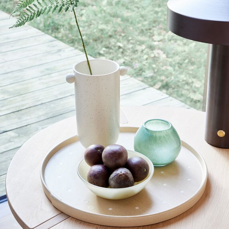 Aki rundt brett 36,5 cm, nature