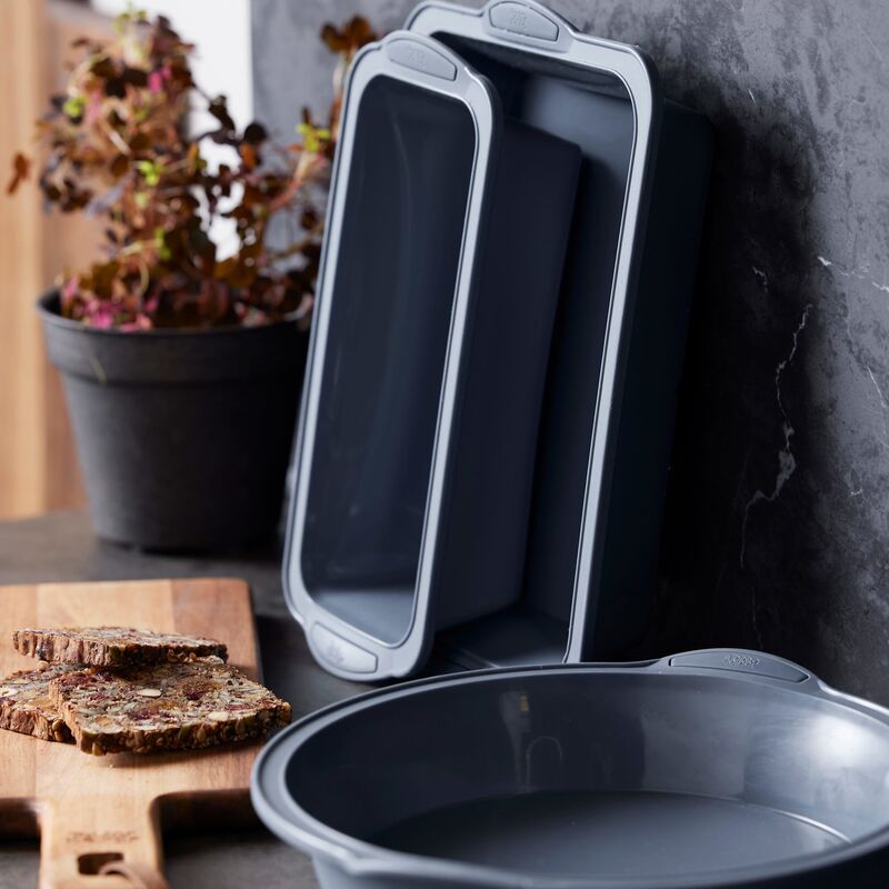 Pecan brødform, 26x11x8 cm, indigo