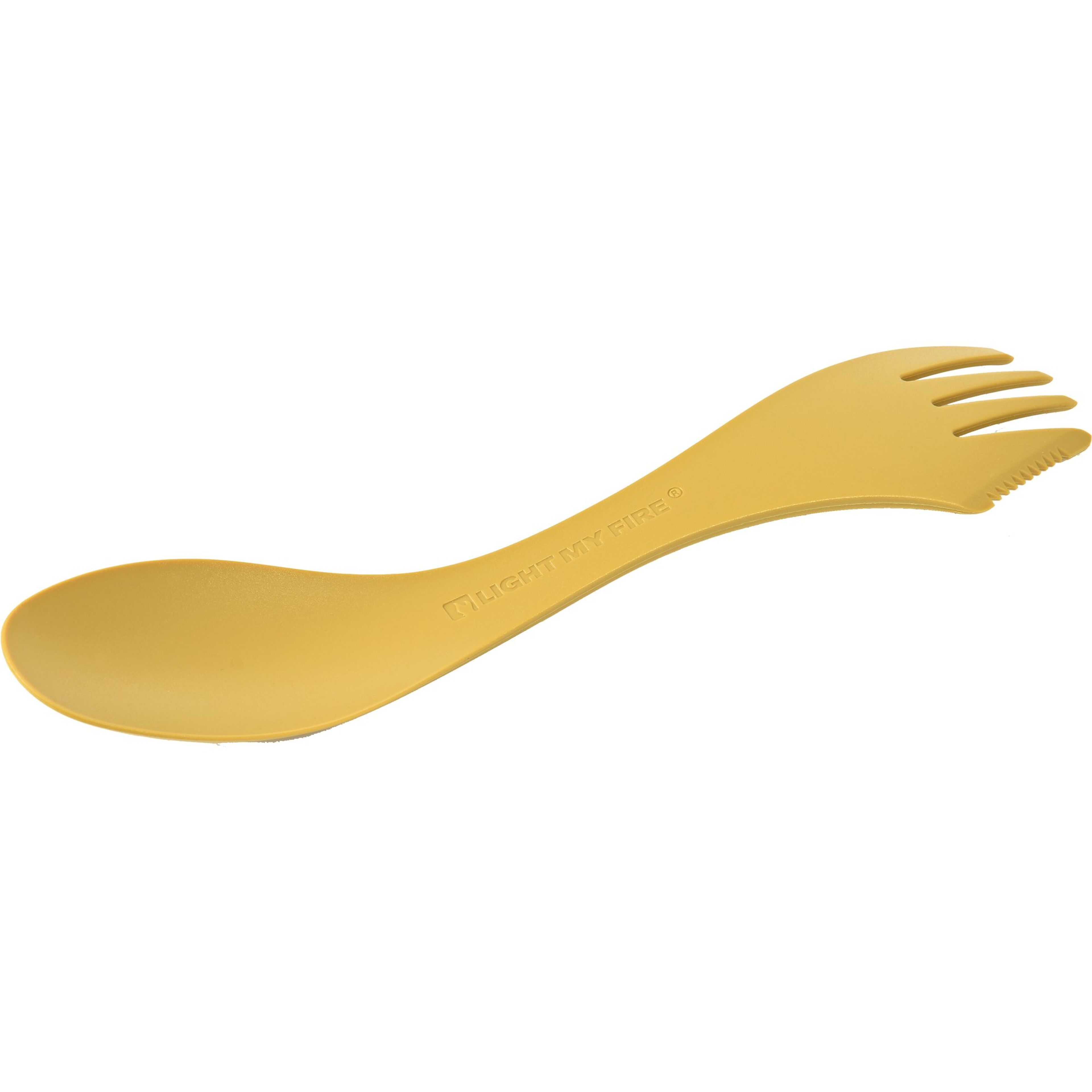 Spork large serving, musty yellow