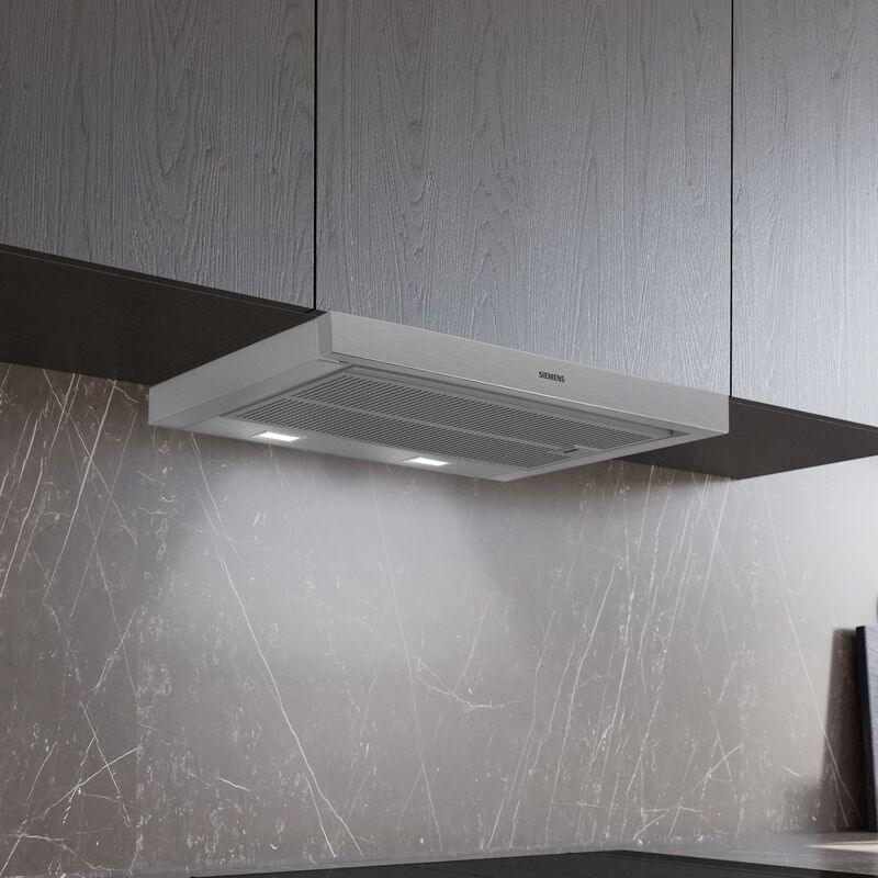 LI67RB531 iQ300 utdragbar köksfläkt, silver