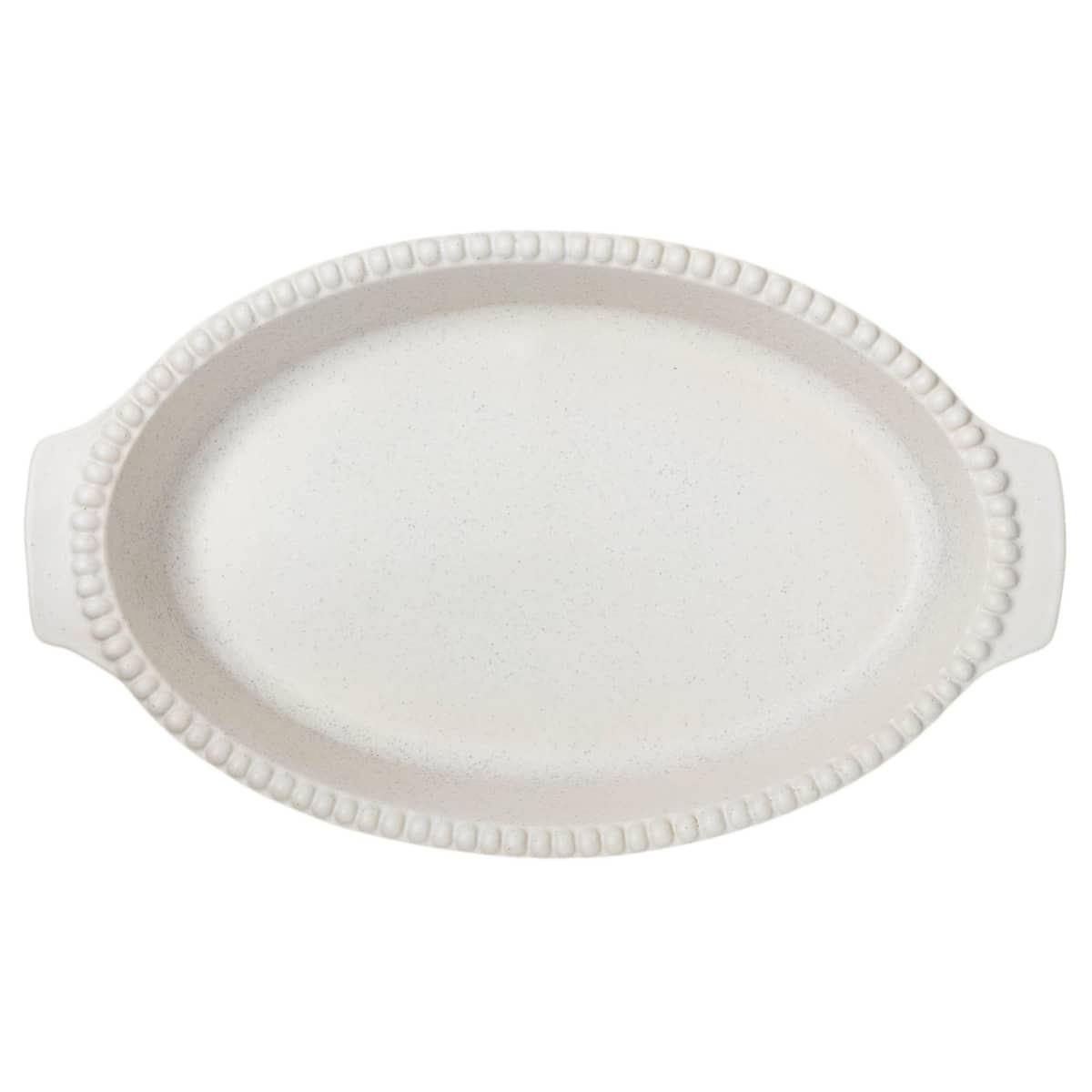 Daria ovnfast fad 35 cm., cotton white