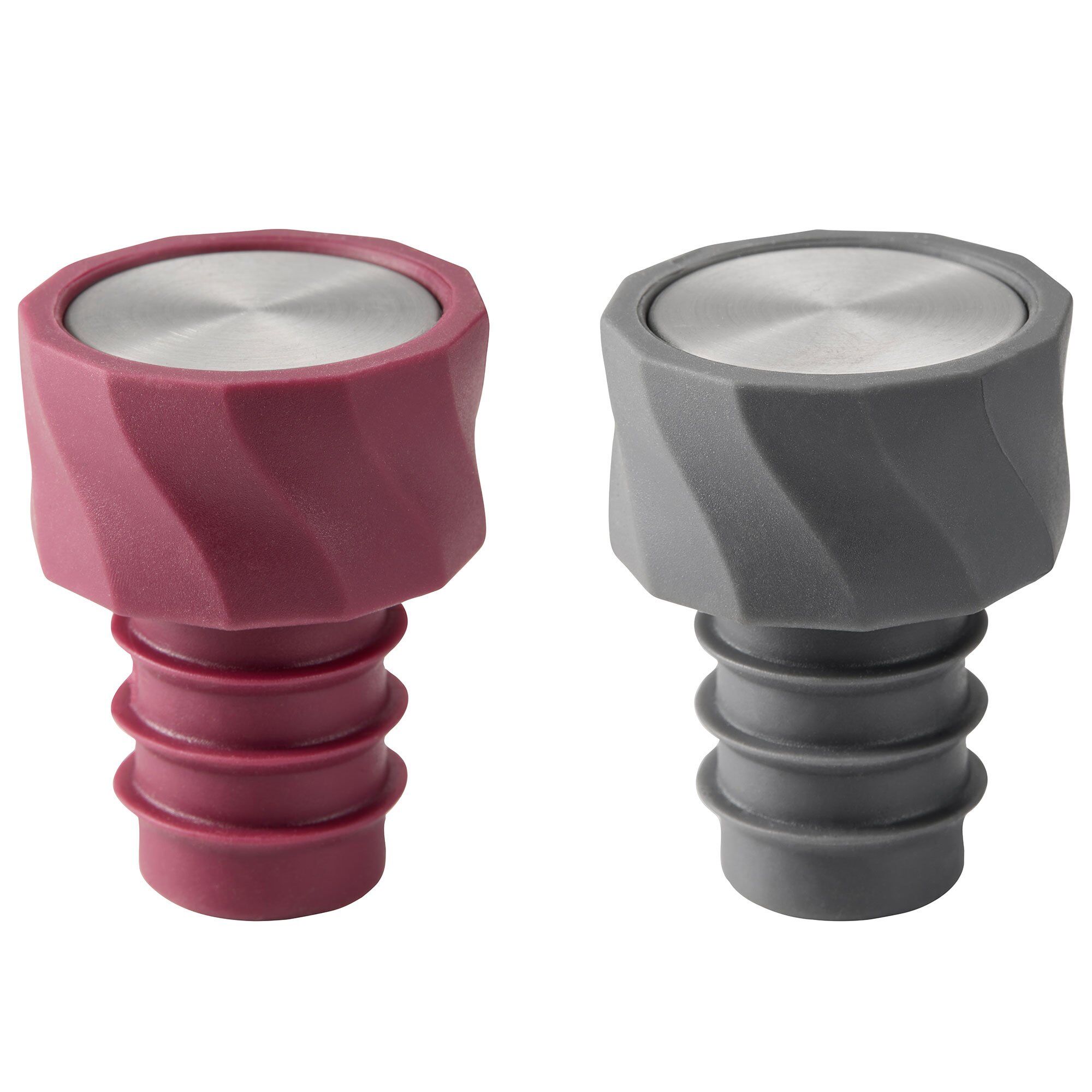 Dorre Vivi vinforsegler 2-pakning 4,5 cm Svart-burgunder