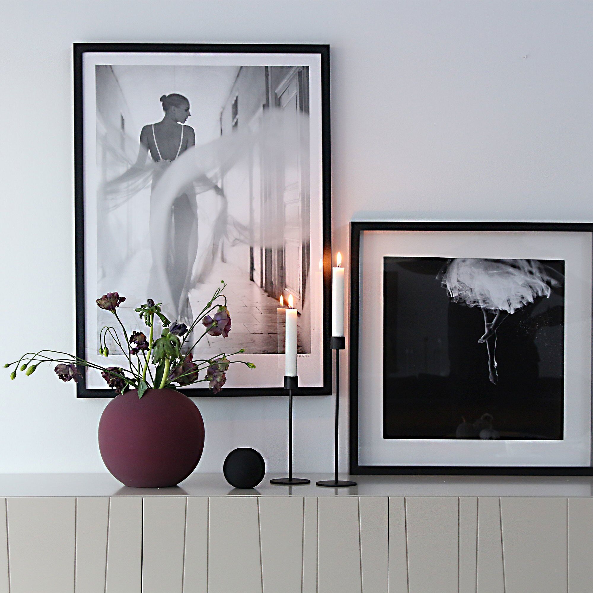 Alternativ bild 1 för Cooee Design Ljusstake, 29 cm, black