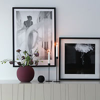 Lysestake, 29 cm, black