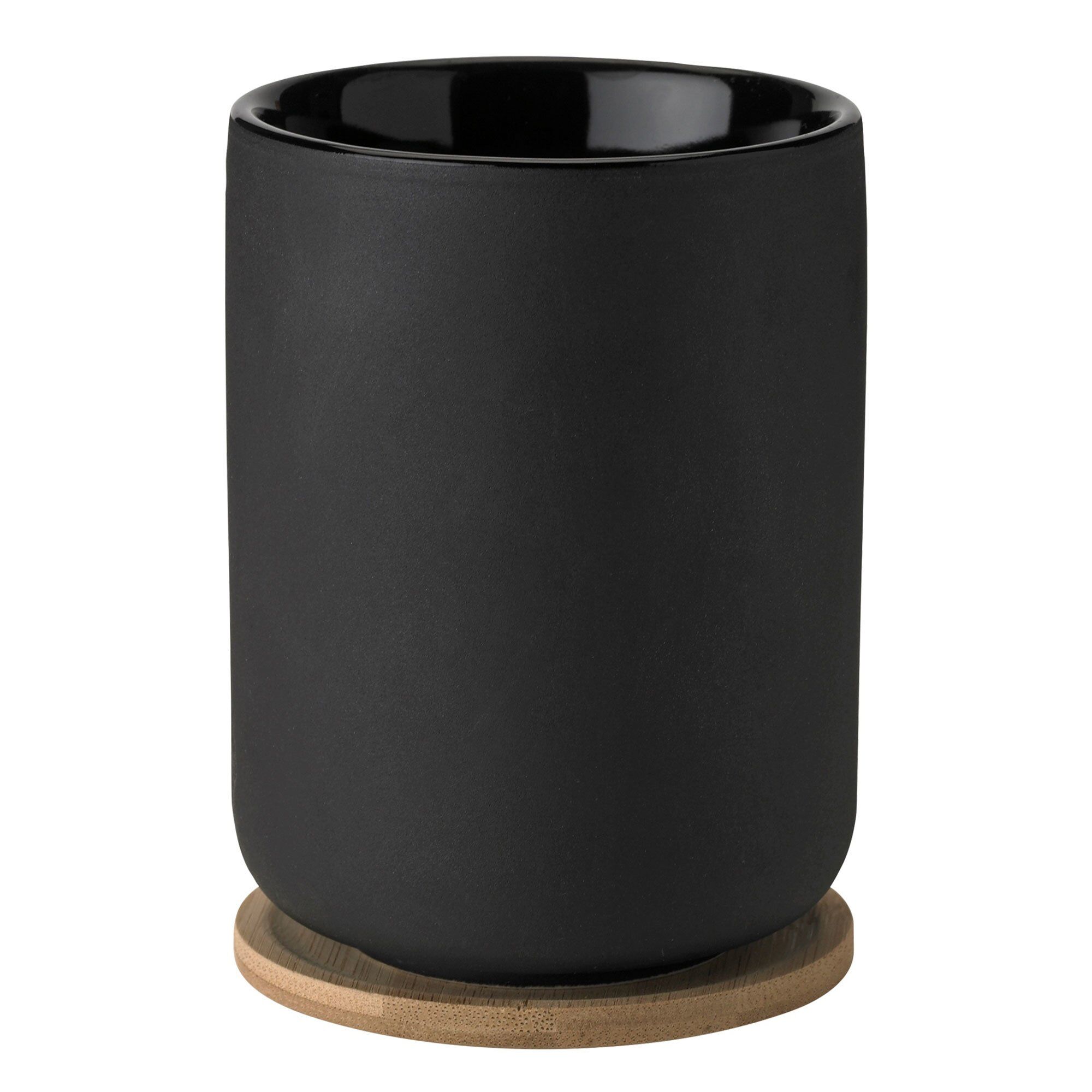 Stelton - Theo termokopp med trebrikke 25 cl svart