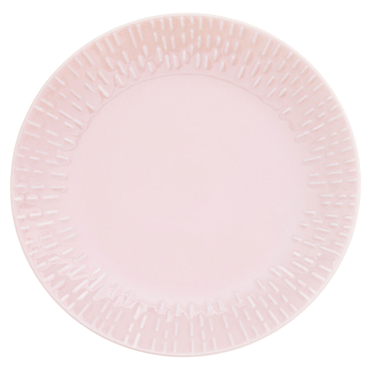 Confetti desserttallerken 21 cm, candyfloss