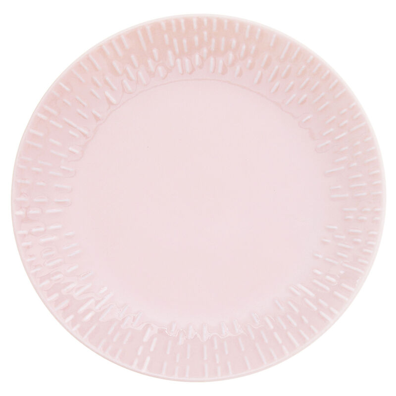 Confetti desserttallerken 21 cm, candyfloss