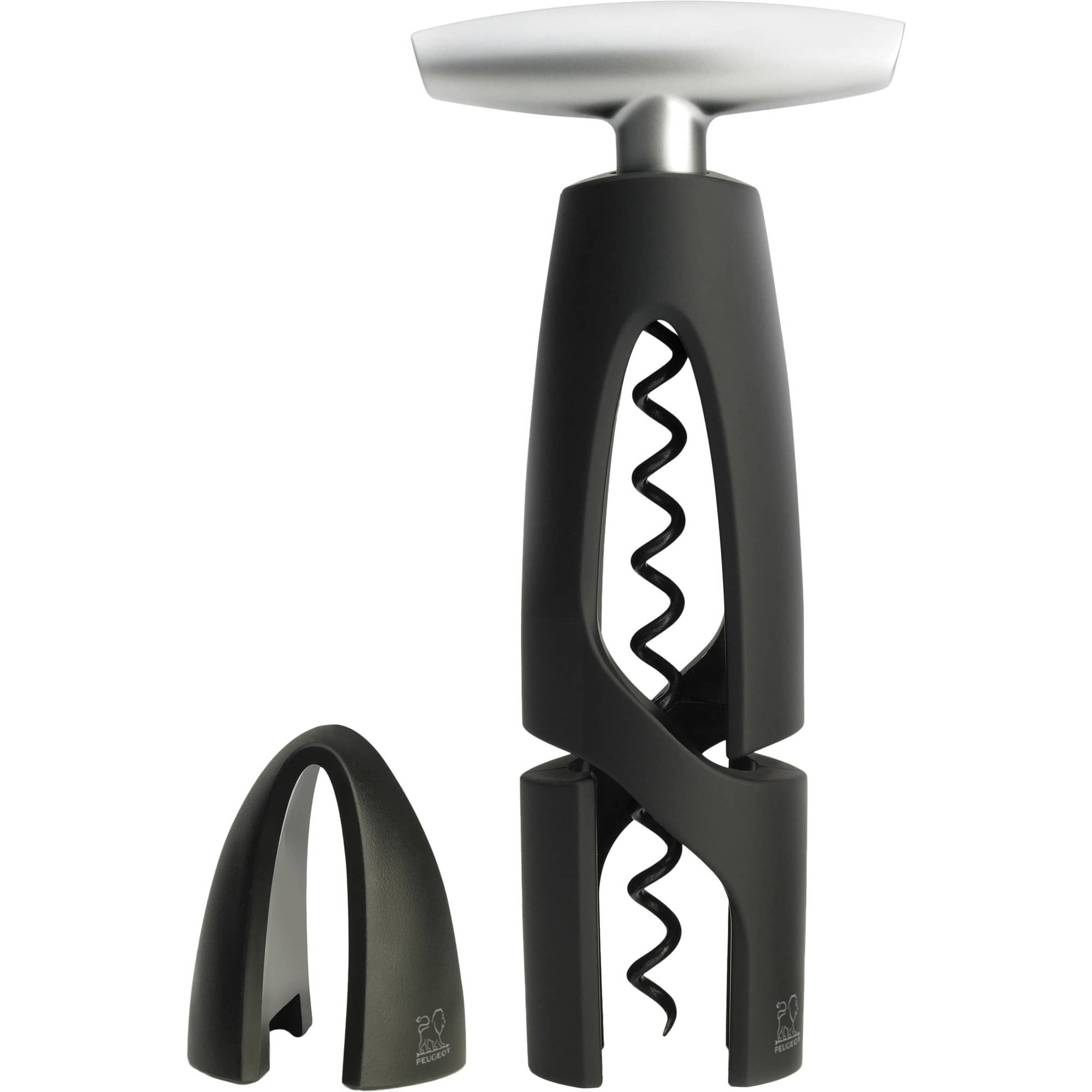 Corkscrew and foil cutter Altar Black/Steel