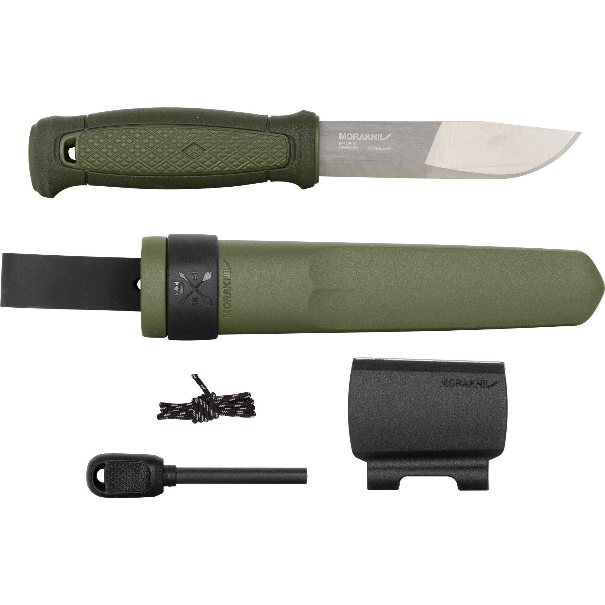 Morakniv Kansbol med Survival Kit (S), grön
