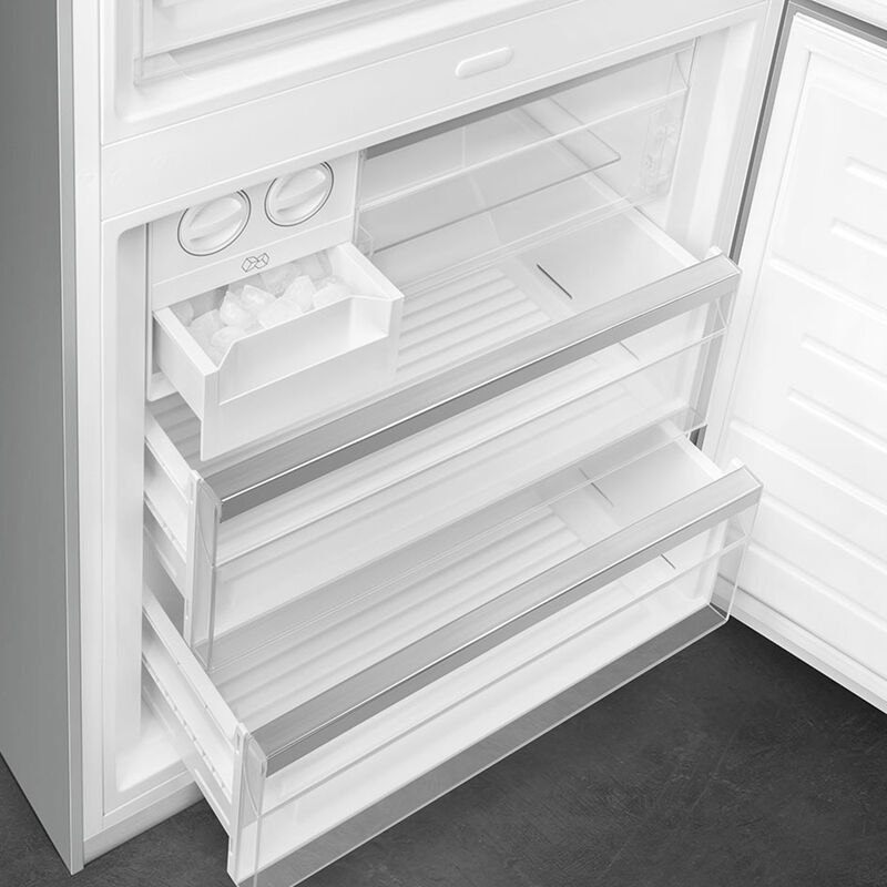 Smeg FA3905RX6 Kombiskap høyrehengslet 70 cm, rustfritt stål