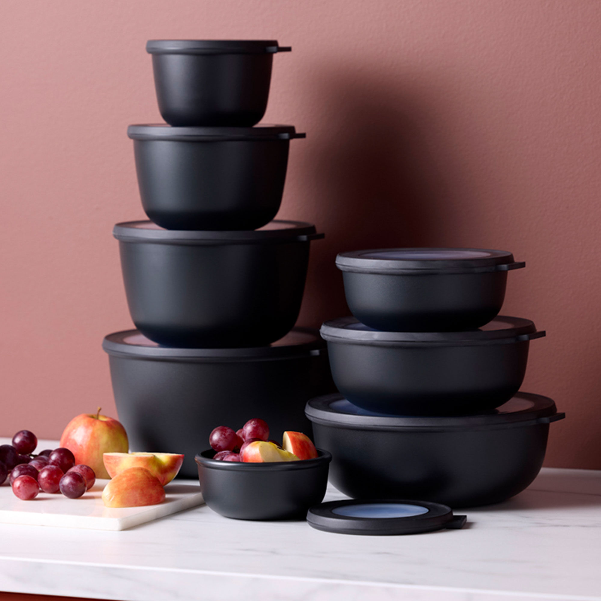 Cirqula bollesett lav 4 stk, svart