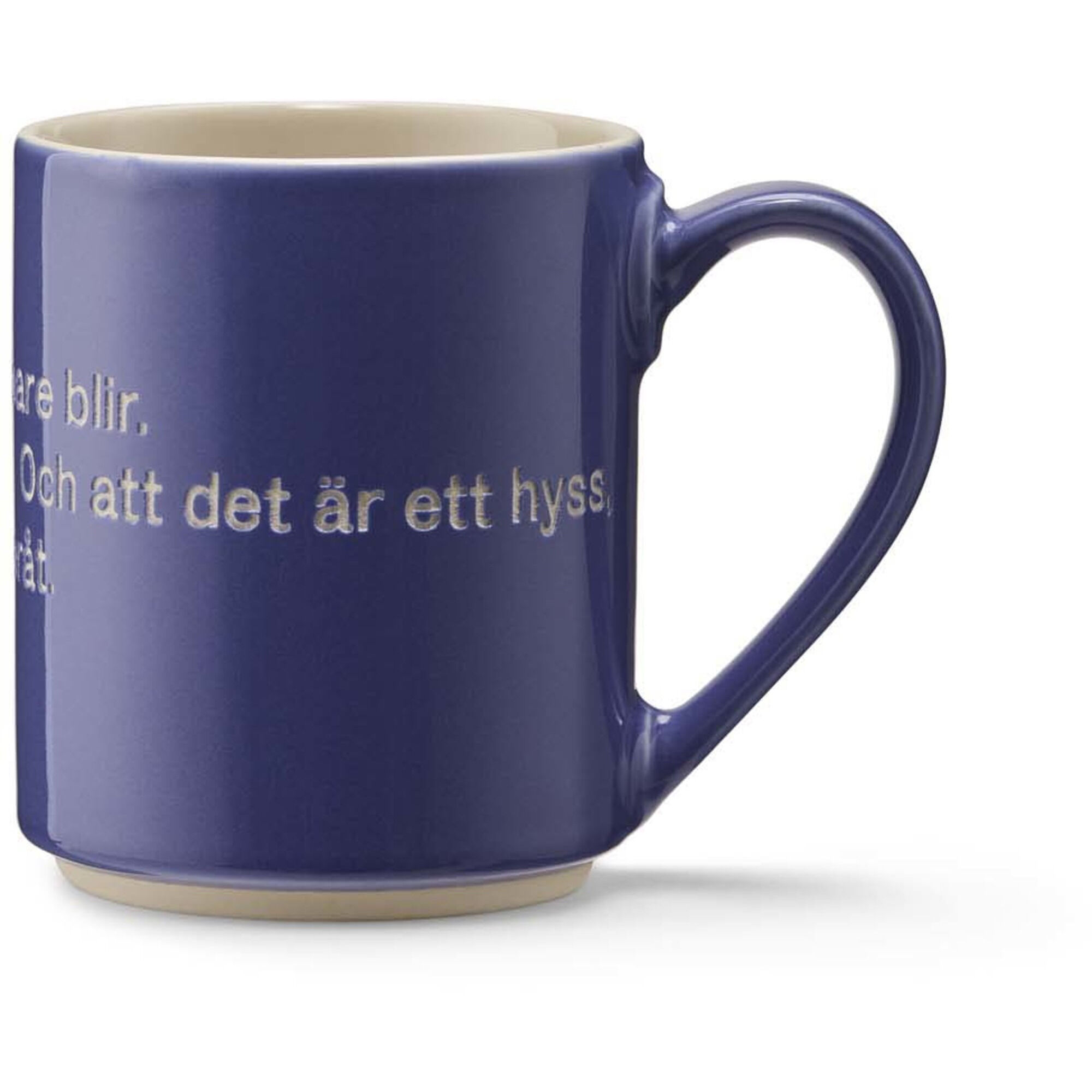 Design house stockholm Astrid Lindgren mugg, Hyss hittar man inte p&aring;