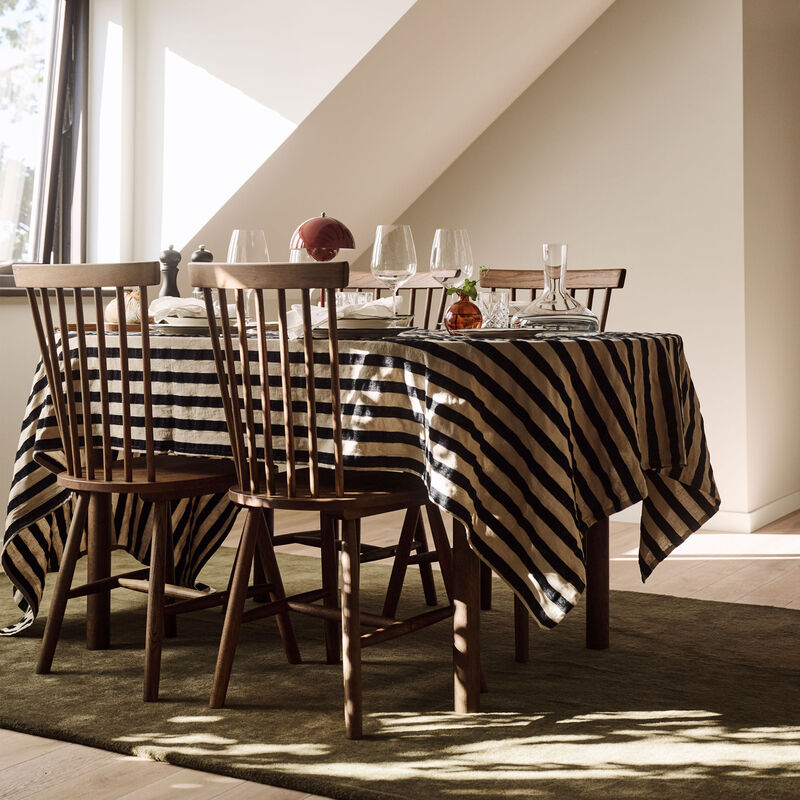 Florence dug 140x240 cm, sort/natur