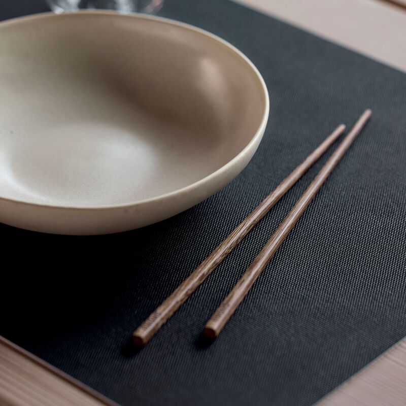 Villa Collection Shoku bordstablett 46x35 cm 4-pack, solid black