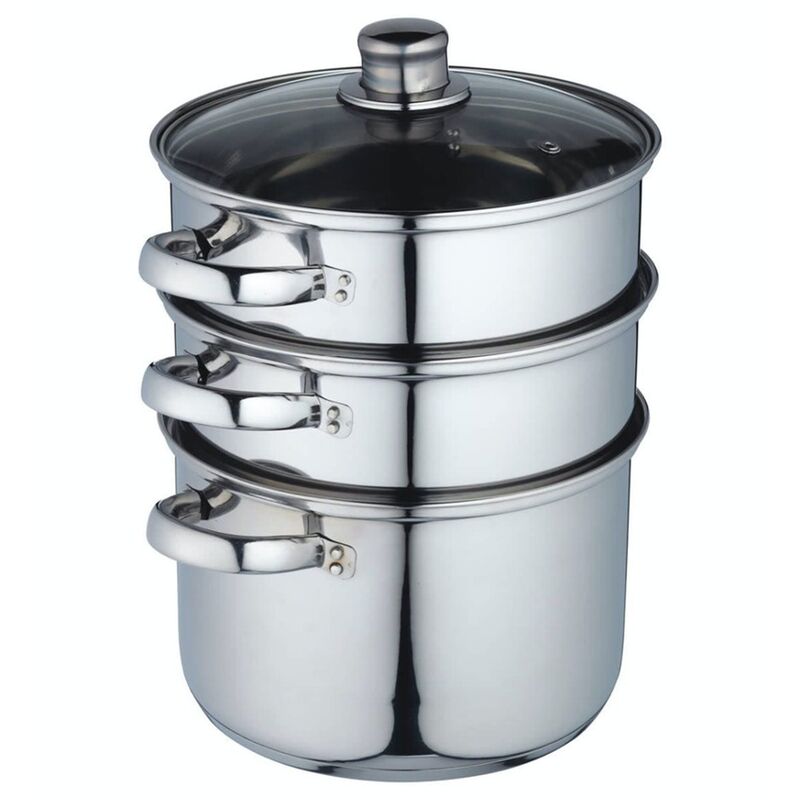 Three Tier Höyrykeitin 22 cm, 3 kerrosta